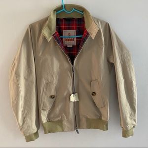 NEW G9 Baracuta Harrington Jacket in Beige sz34